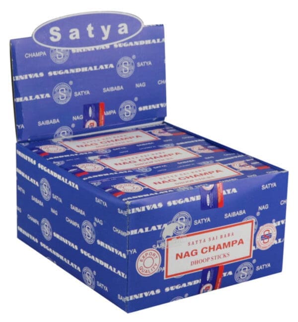 Satya Nag Champa Dhoop Stick Incense | 12 Boxes X 12 Sticks | BluntPark.com