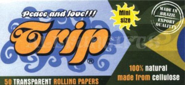 Trip2 Clear Rolling Papers | 1 1/4" | Full Box | 24 Piece Display | BluntPark.com