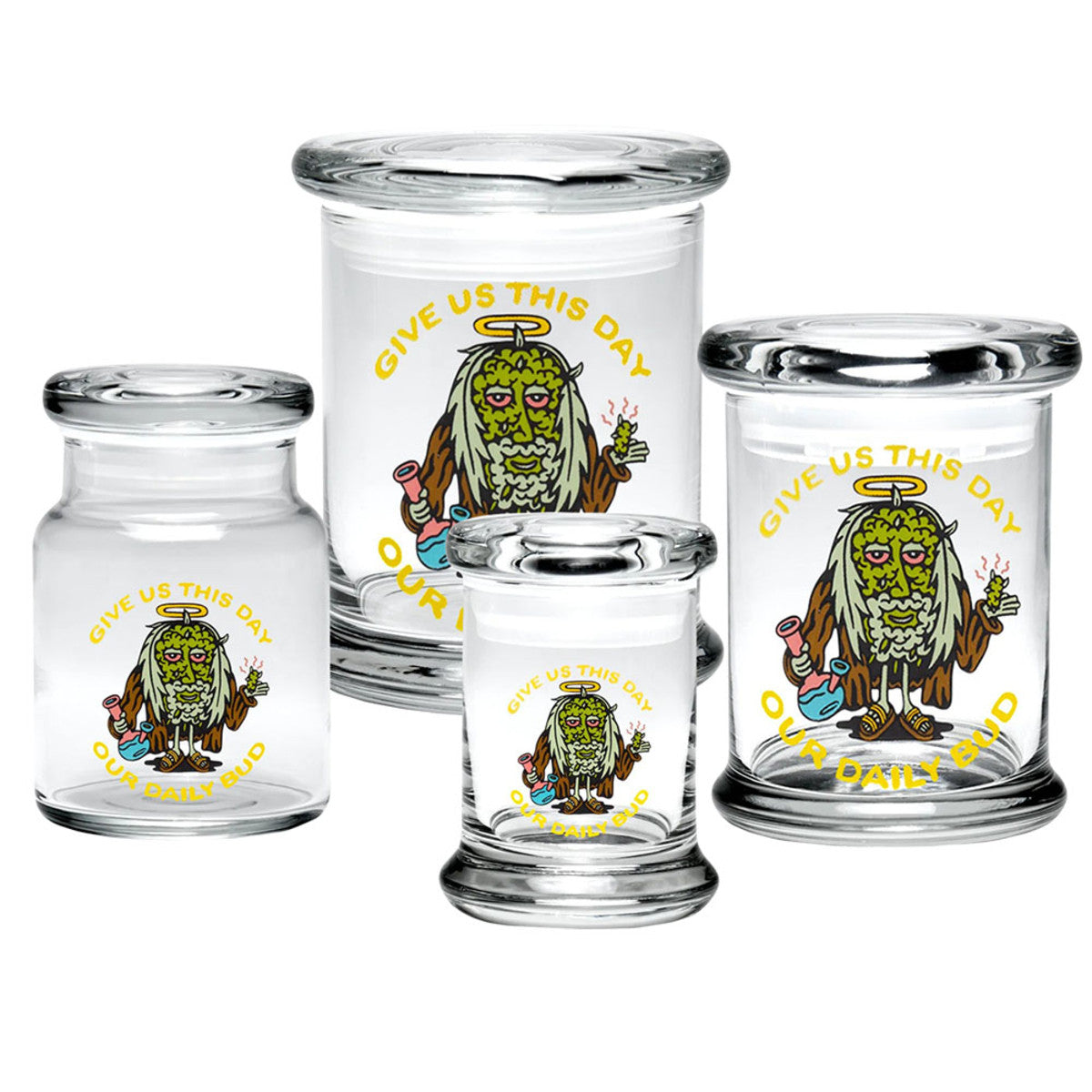 420 Science Pop Top Jar, 420 Cat