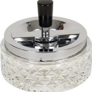 Glass Spinning Ashtrays | 4.75 Inch | BluntPark.com