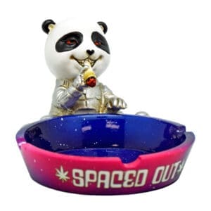 Spaced Out Panda Polyresin Ashtray | BluntPark.com