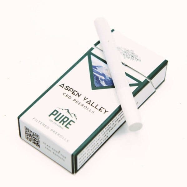 Aspen Valley CBD Hemp Filtered Pre-Rolls | 1 Carton (10 Packs of 20) | BluntPark.com