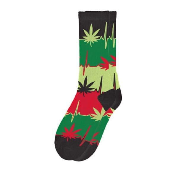 Blazing Buddies Socks | Hemp Heartbeat | 6 Pack | BluntPark.com