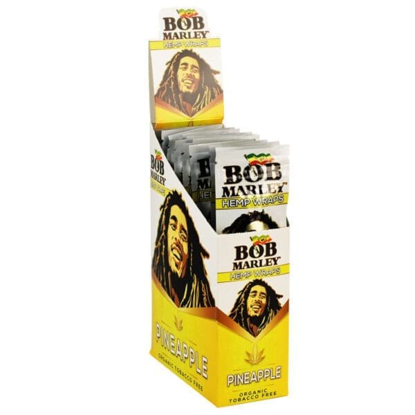 Bob Marley Hemp Wraps | 2 Pack | Full Box | 25 Piece Display - Image 3