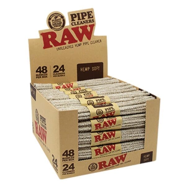 RAW Hemp Bristle Pipe Cleaners | BluntPark.com