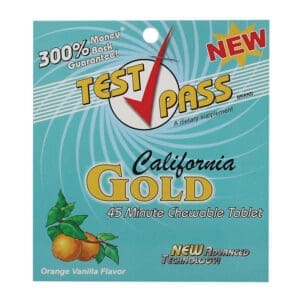 Test Pass California Gold Chewable Detox Tablets | BluntPark.com