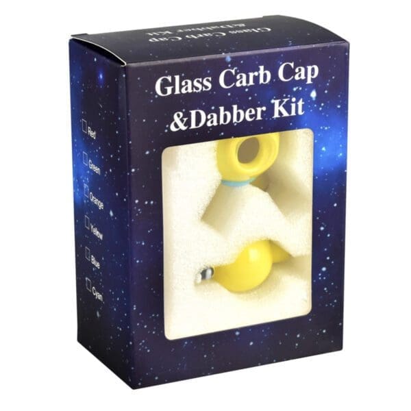 Dabbing Set w/ Dabber, Carb Cap & Stand | 3pc | Colors Vary - Image 7