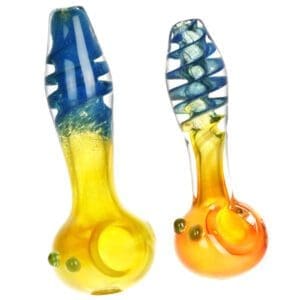 Desert Oasis Glass Hand Pipe w/ Marbles | 4.25" | Colors Vary | BluntPark.com