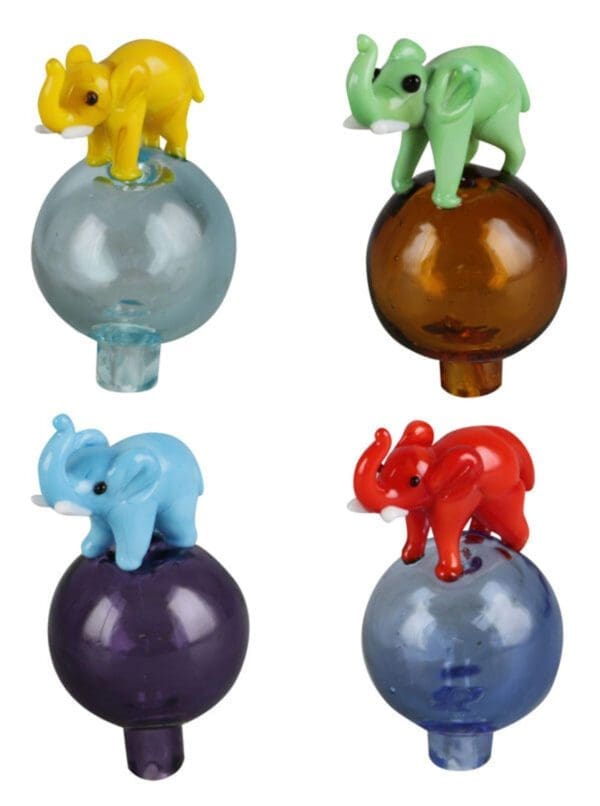 Elephant Bubble Carb Cap | 26mm | Colors Vary | BluntPark.com
