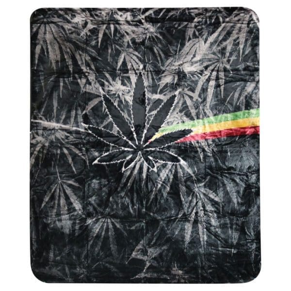 Irie Vibe Plush Heavy Weight Fleece Blanket | BluntPark.com