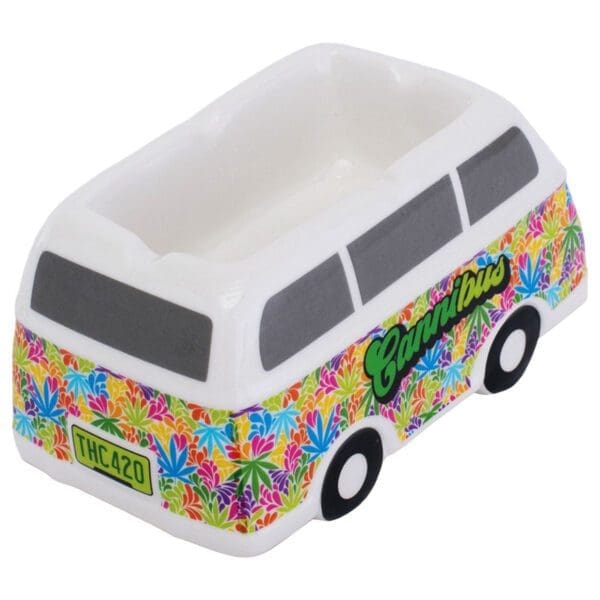 Fujima Hippie Bus Ceramic Ashtray | 5.5" x 3" - Image 2