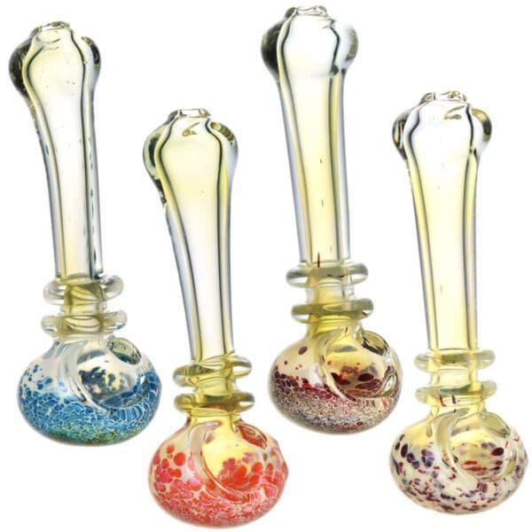 Fumed & Speckled Spoon Pipe | 4.5" | Colors Vary | BluntPark.com
