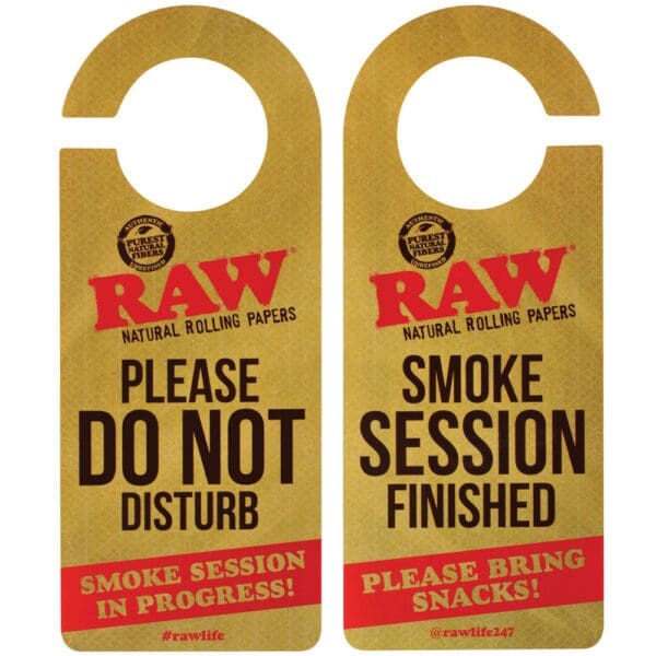 RAW Do Not Disturb Door Hanger | BluntPark.com