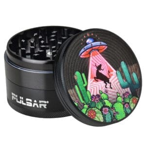 Pulsar Artist Series Grinder | Amberly Downs Psychedelic Abduction | BluntPark.com
