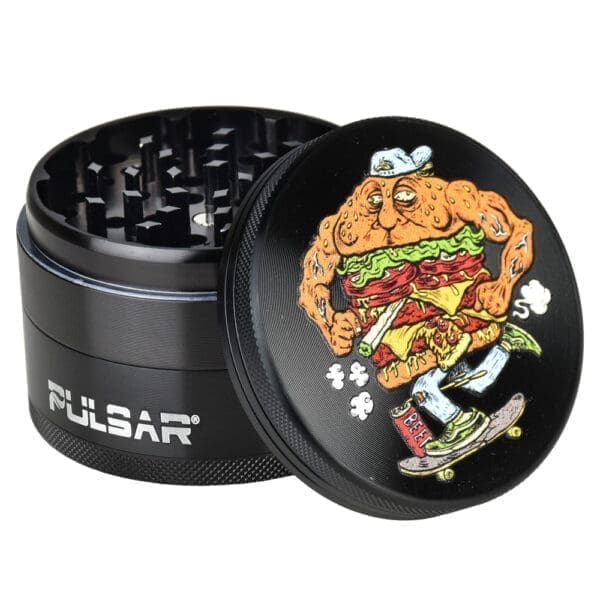 Pulsar Artist Series Grinder | Wooden Cyclops Skateburger | BluntPark.com