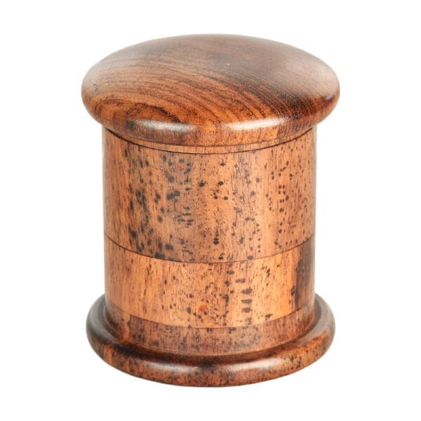 Round Rosewood 4pc Grinder w/ Screen | BluntPark.com