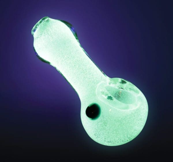 Glow Spoon Hand Pipe w/ Marble | 3" | BluntPark.com