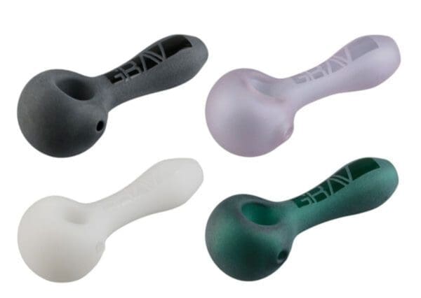 Grav Labs Frosted Spoon | 25mm | 4" | Colors Vary | BluntPark.com