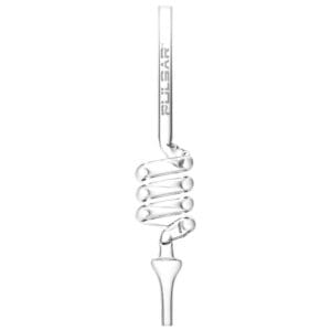 Pulsar Mad Scientist Spiral Coil Quartz Dab Straw | BluntPark.com