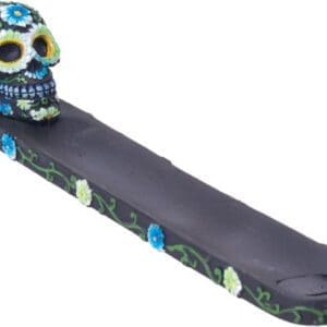 Flower Sugar Skull Incense Burner | BluntPark.com