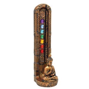 Standing Chakra Buddha Incense Burner | Polyresin | BluntPark.com