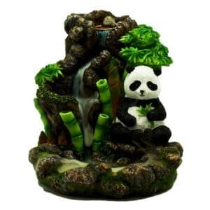 Bamboo Waterfall Panda Backflow Incense Burner | BluntPark.com