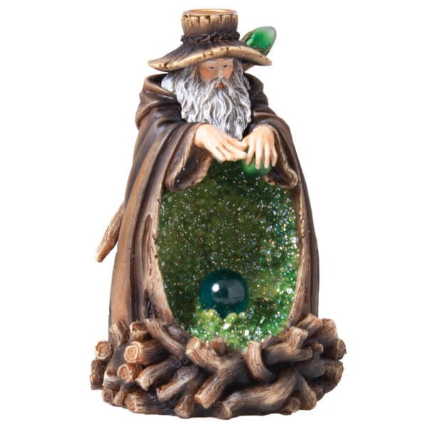 Wizard Backflow Incense Burner w/ LED Light | BluntPark.com