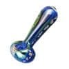 Iridescent Stripes & Spots Glass Pipe | 4.5" | Colors Vary | BluntPark.com