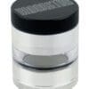 Kannastor Jar Body Multi Chamber 4 Piece Grinder | 2.2" | Black/Silver | BluntPark.com