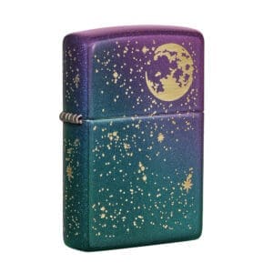 Zippo Lighter | Engraved Starry Sky | Iridescent | BluntPark.com