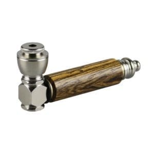 Exotic Wood & Stainless Steel Hand Pipe | BluntPark.com