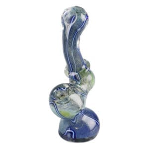 Worked Fritted Bubbler Hand Pipe | BluntPark.com