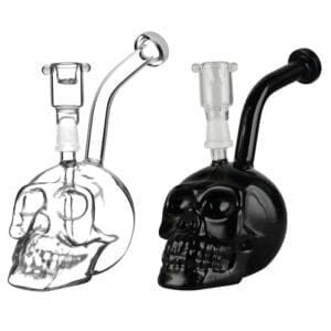 Glass Skull Bong | 14mm Male | Colors Vary | BluntPark.com