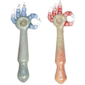 Devil Hand Spoon Pipe | Colors Vary | BluntPark.com