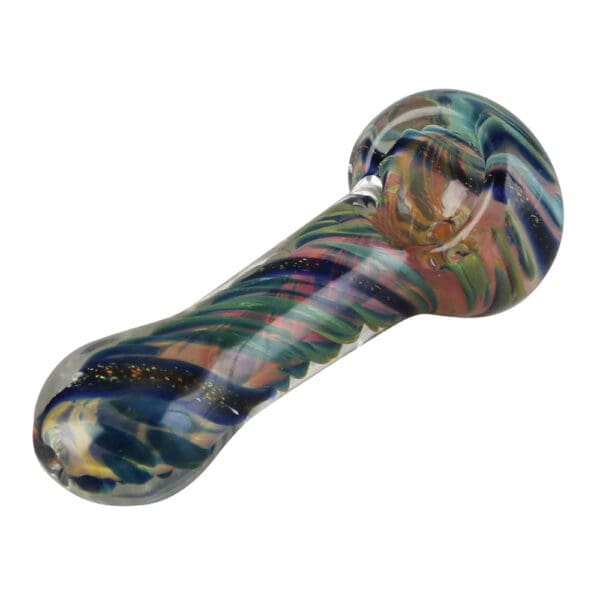 Spiral Fumed Dicro Glass Spoon Pipe | BluntPark.com