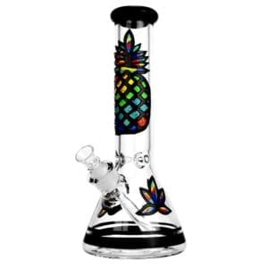 Psychedelic Pineapple Beaker Bong | BluntPark.com