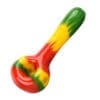 Rasta Color Block Spoon Pipe | BluntPark.com