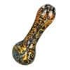 Fritted Squiggle Glass Spoon Pipe | BluntPark.com
