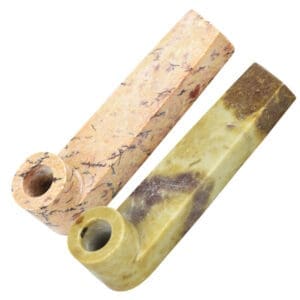Multicolored Smooth Marble Stone Pipe | BluntPark.com