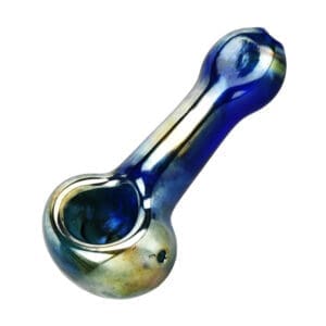 Oil Slick Lightweight Glass Spoon Pipe | BluntPark.com