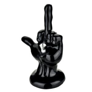 One-Fingered Salute Ceramic Bong | BluntPark.com