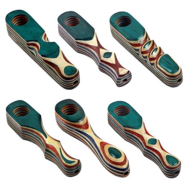 Colorful Wooden Spoon Pipe | BluntPark.com