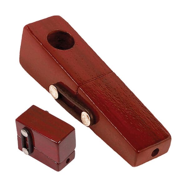 Square Foldable Wood Hand Pipe | BluntPark.com