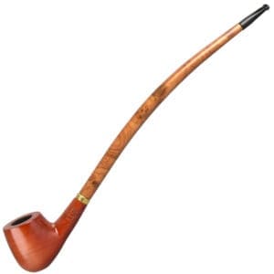 Pulsar Shire Pipes Apple Churchwarden Cherry Wood Tobacco Pipe | BluntPark.com