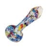 Splatter Frit Glass Spoon Pipe | BluntPark.com