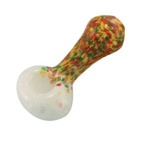 Rasta Color Frit Glass Spoon Pipe | BluntPark.com
