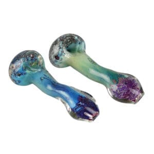 Silver Fumed Glass Spoon Pipe | BluntPark.com