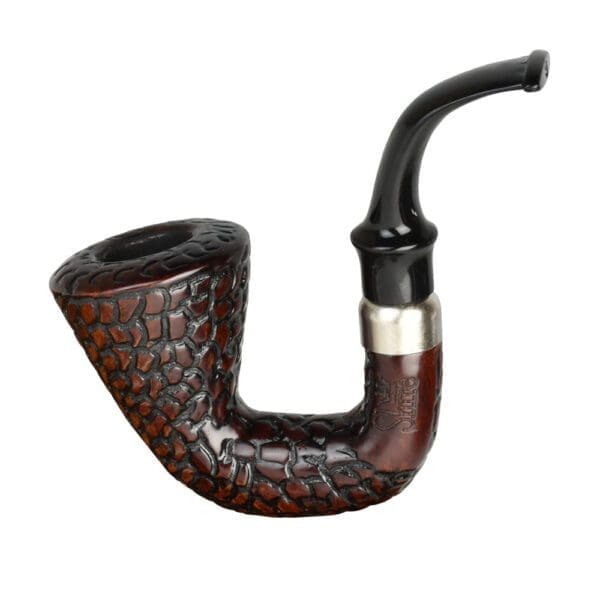 Carved Hungarian Calabash African Wood Pipe | BluntPark.com