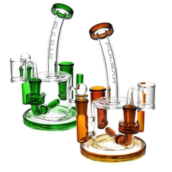 Pulsar All in One Station Dab Rig V2 | 8" | 14mm Female | Colors Vary