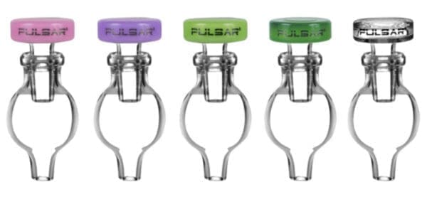 Pulsar Bubble Carb Cap w/ Stop & Airflow Control | 22mm | Assorted Colors | BluntPark.com